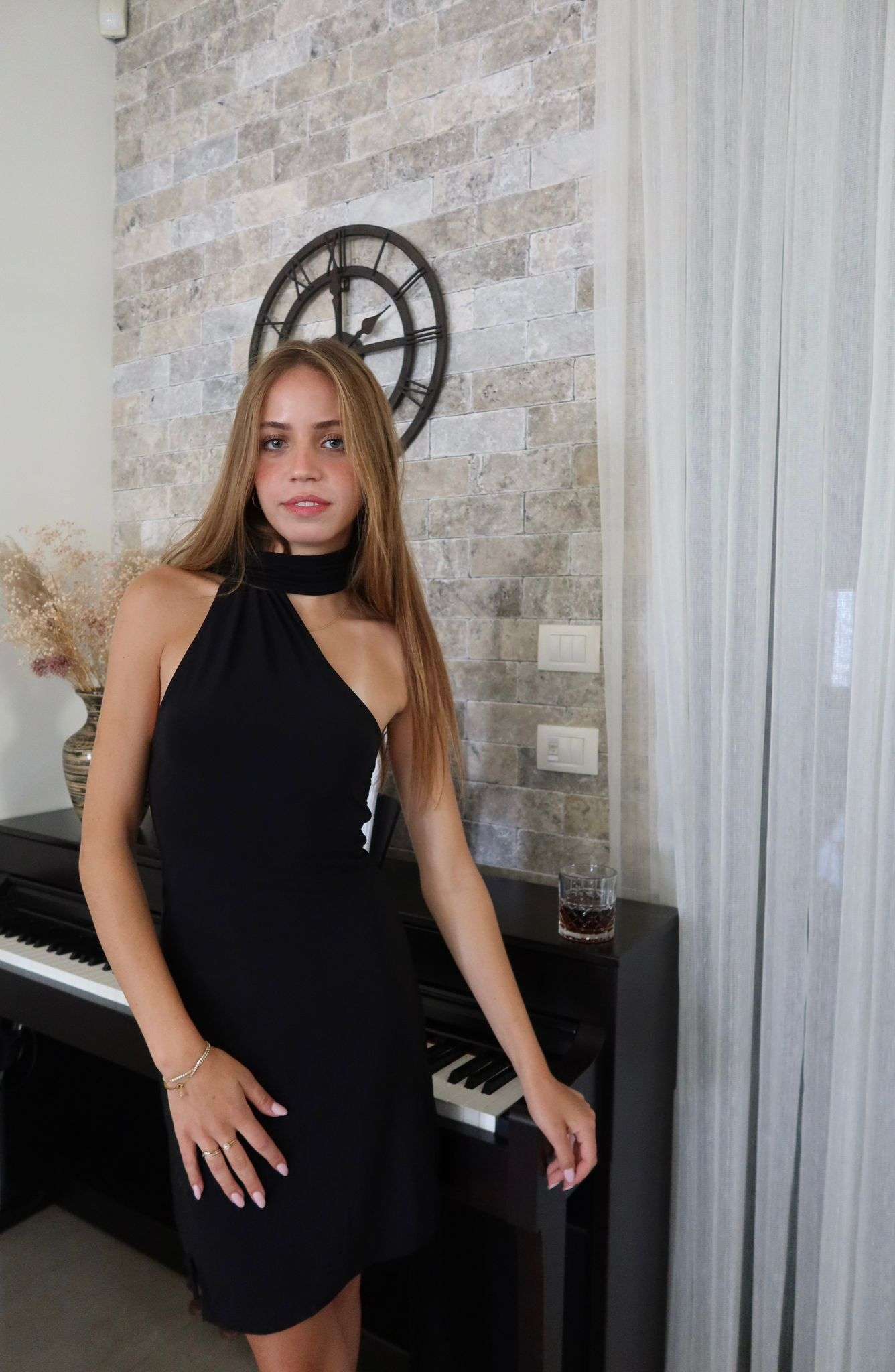 Back to Black - Classic long black dress. available for rent at Michelle Dresses